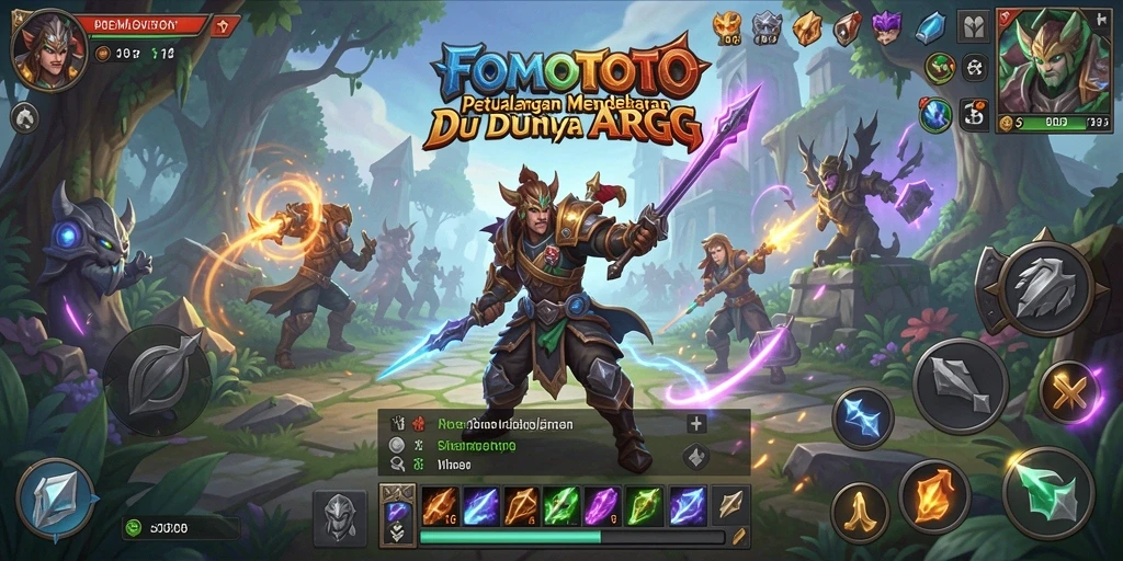 Screenshot gameplay FOMOTOTO menampilkan aksi petualangan yang seru.