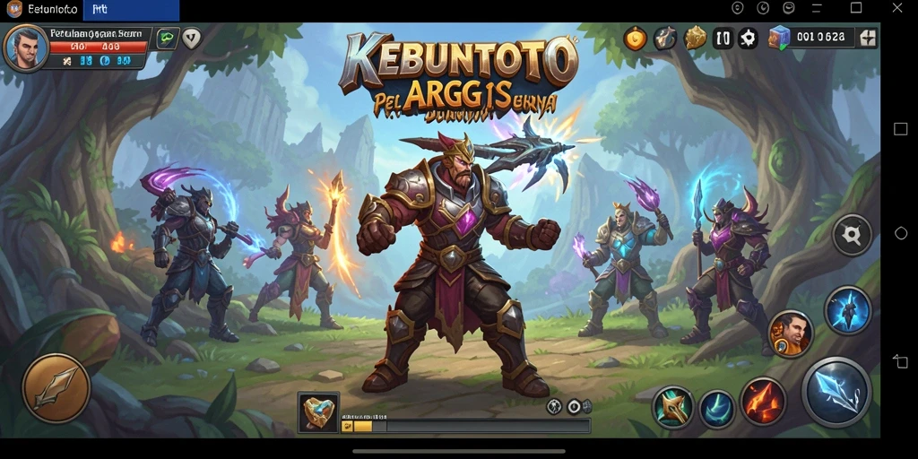 Tampilan gameplay KEBUNTOTO yang seru dan interaktif.