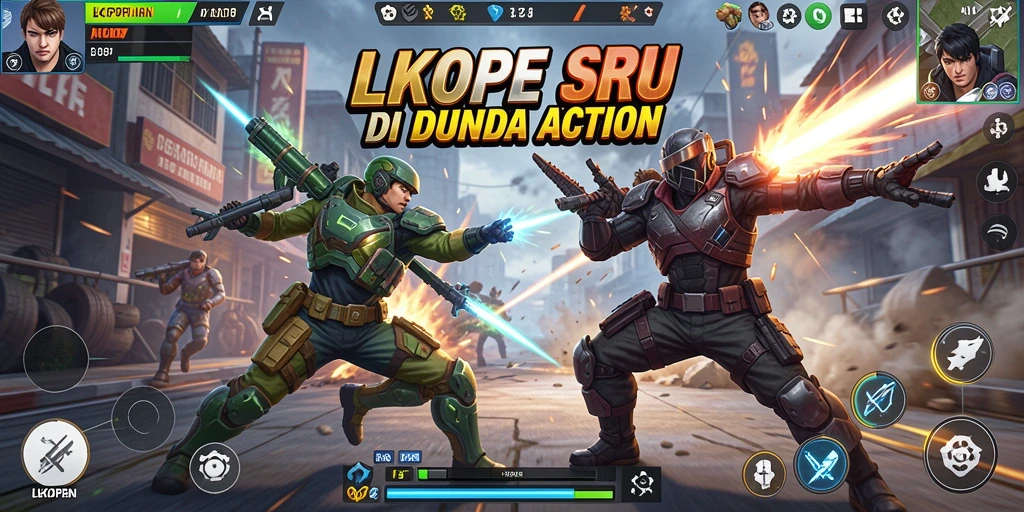 Screenshot menunjukkan aksi seru dalam pertarungan LKOPEN.