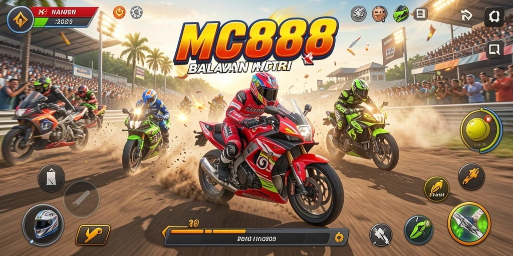 Gameplay seru balapan motor di MC888 dengan grafis memukau.
