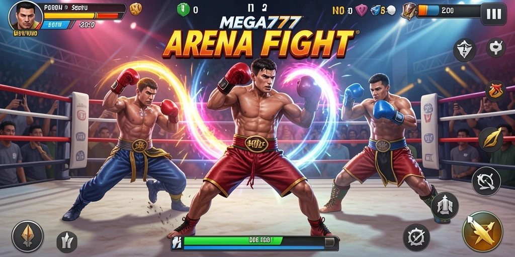 Menampilkan gameplay Fighting yang intens dan mendebarkan.